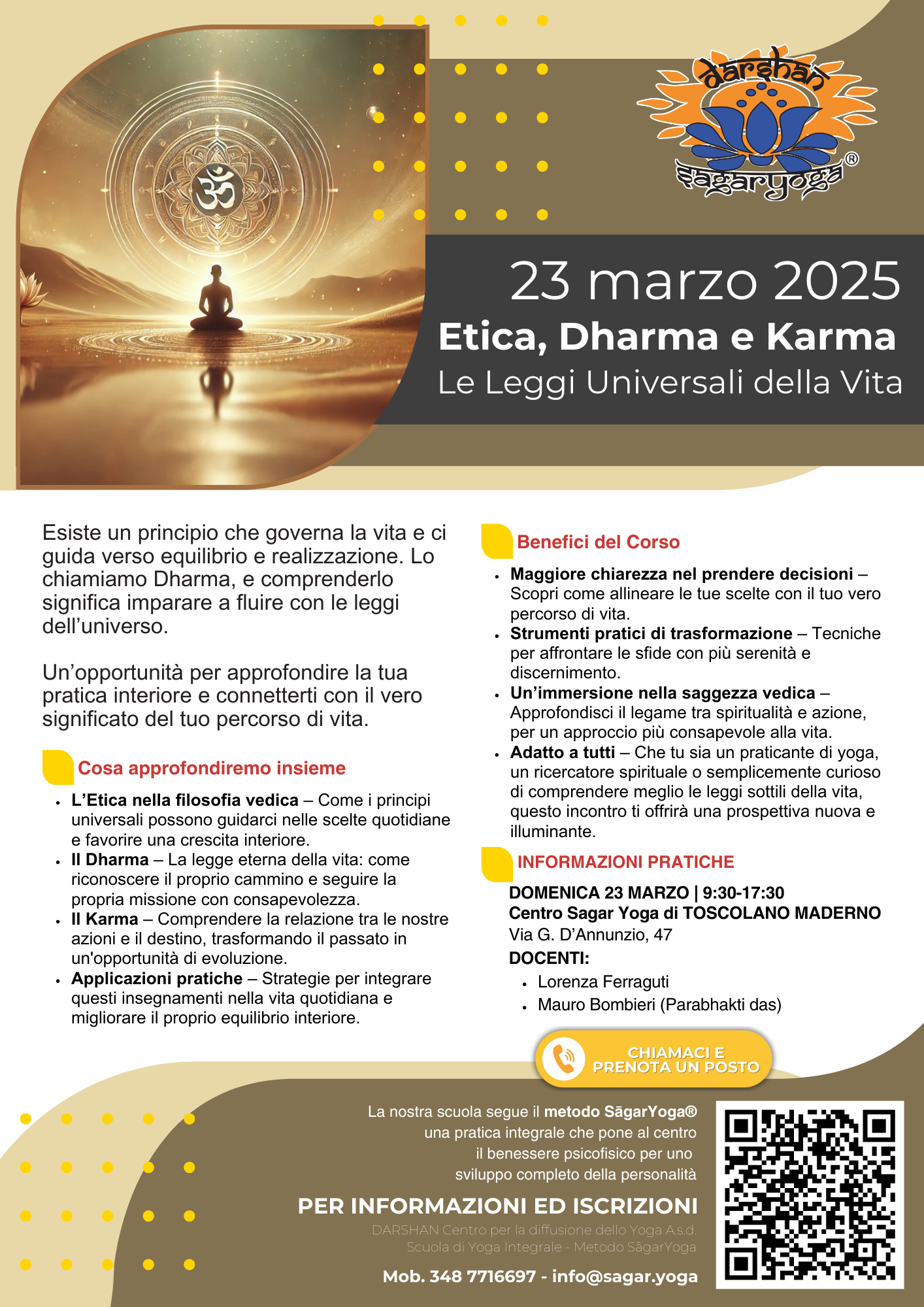 Sagar Yoga - 2025 03 23 - Etica Dharma Karma