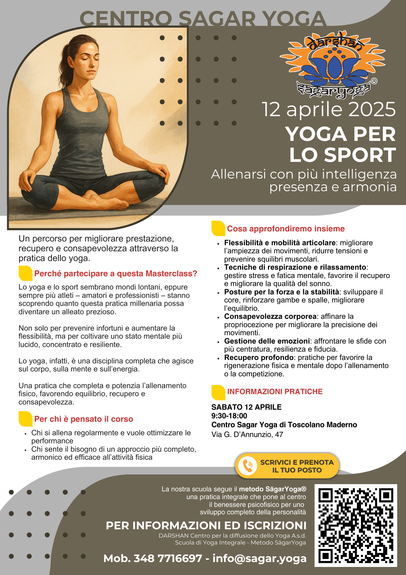 Sagar Yoga - 2025 04 12 - MasterClass - Yoga Sport