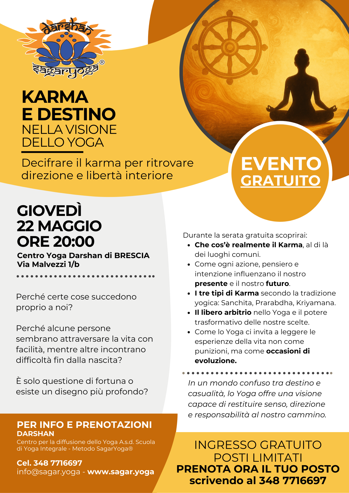 Sagar Yoga - 2025 05 22 - Karma e Destino