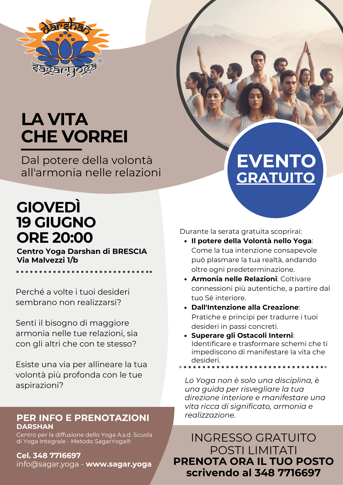 Sagar Yoga - 2025 06 19 - Vita che Vorrei
