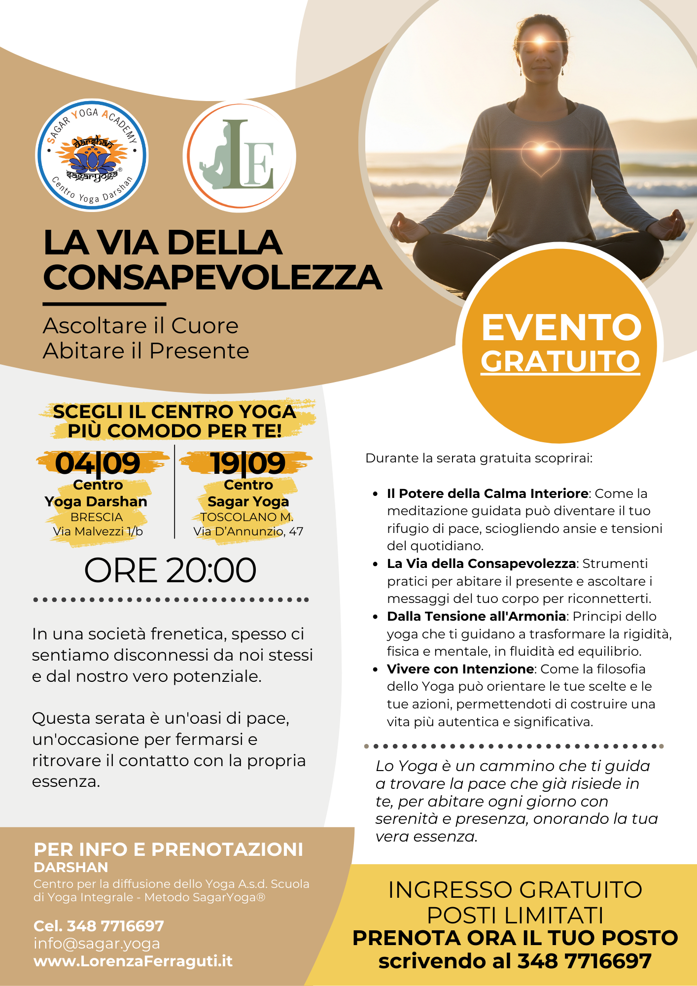 Sagar Yoga - 2025 09 04-19 - Evento - ViaConsapevolezza