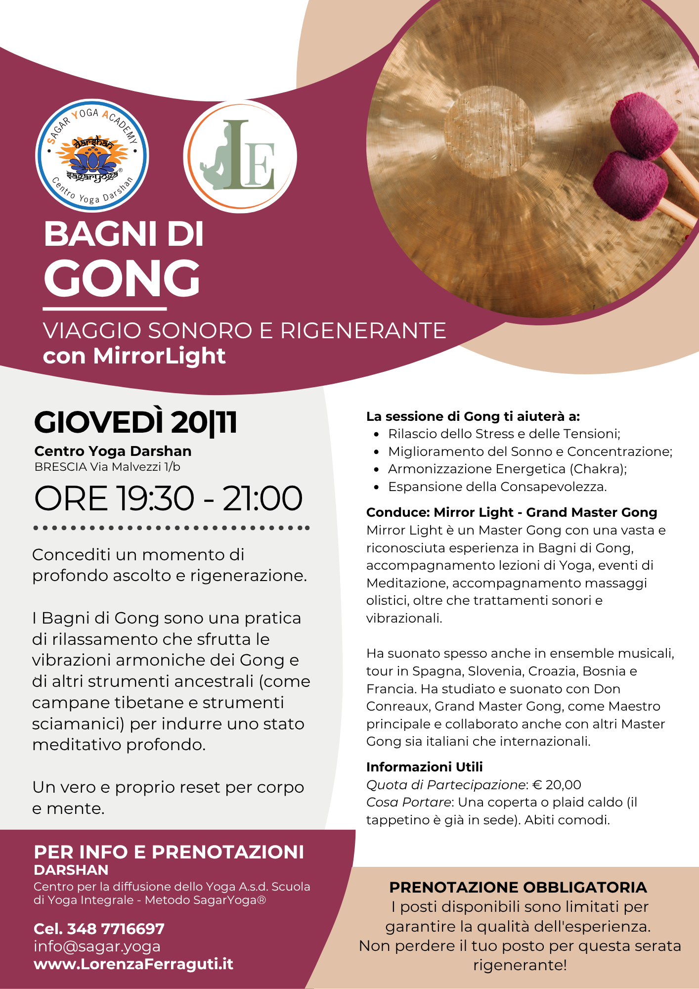 Sagar Yoga - 2025 11 20 - Evento - BagniGONG