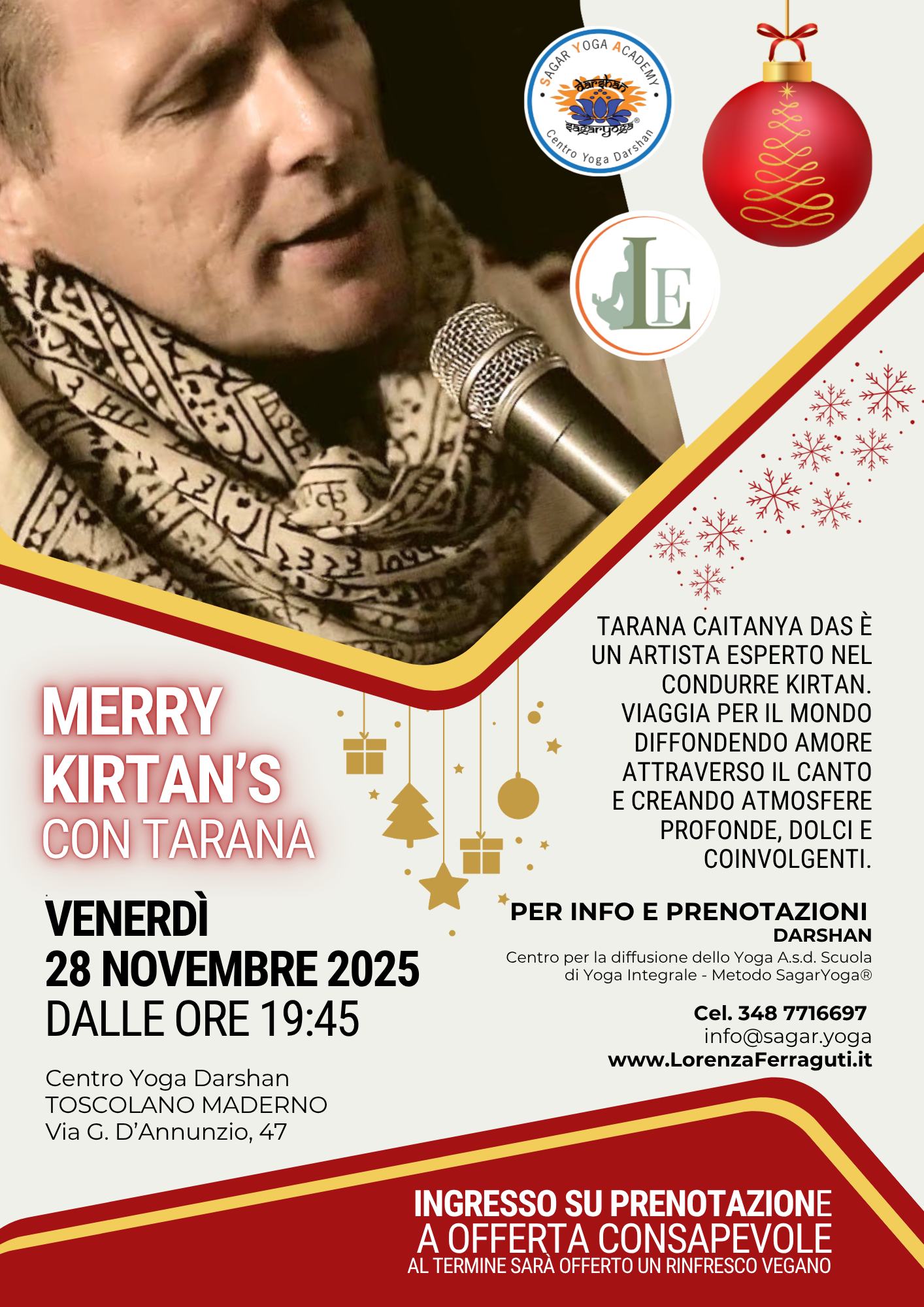 Sagar Yoga - 2025 11 28 - Evento - Kirtan Tarana_Immagine