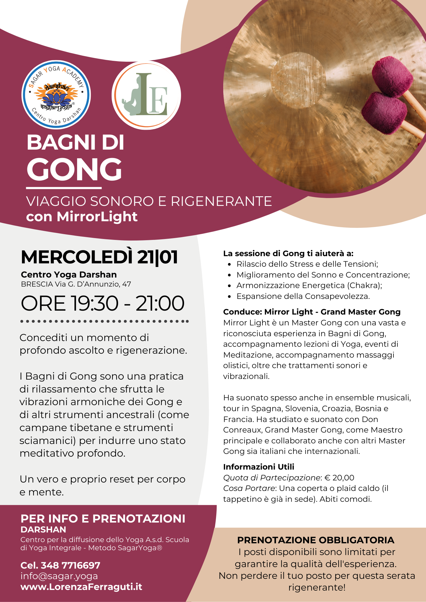 Sagar Yoga - 2026 01 21 - Evento - BagniGONG